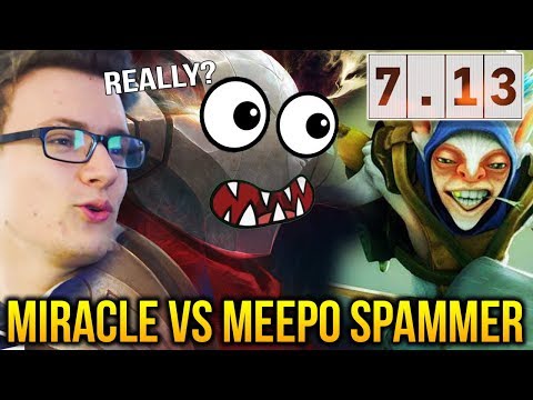 Miracle Sven 7.13 vs 1688 Matches Meepo Player Dota 2