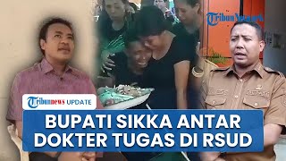 Momen Bupati Sikka Antar Dokter Anestesi Remi Kembali Bertugas di RSUD TC Hillers Maumere