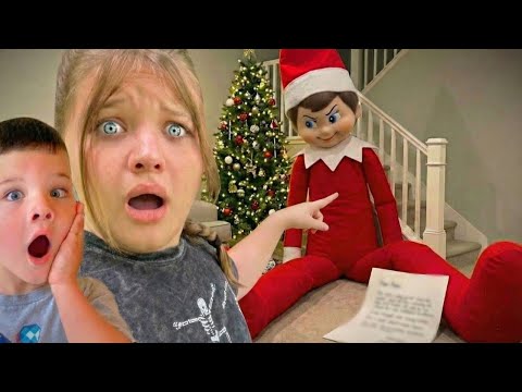 The GIANT Elf on the Shelf Movie 😳 | Aubrey & Caleb’s Full Story