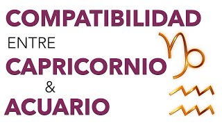 Compatibilidad entre CAPRICORNIO y ACUARIO ♑♒