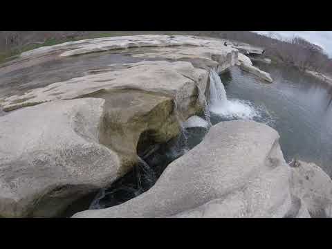 Enjoying the falls during the off season.