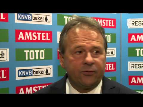 Gert Kruys na afloop van Roda JC - Sparta