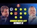 Manchester United & Manchester City's Ultimate Combined XI | NO ROY KEANE 👀