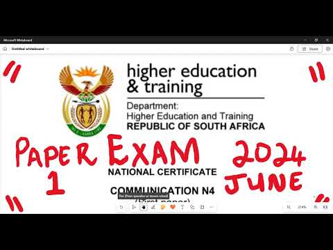 Communication N4 Paper 1 2024 June - Summary, Advertisement, Covering Letter