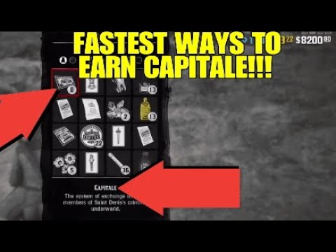 THE 2 FASTEST WAYS TO FARM CAPITALE! RED DEAD ONLINE BLOOD MONEY UPDATE!