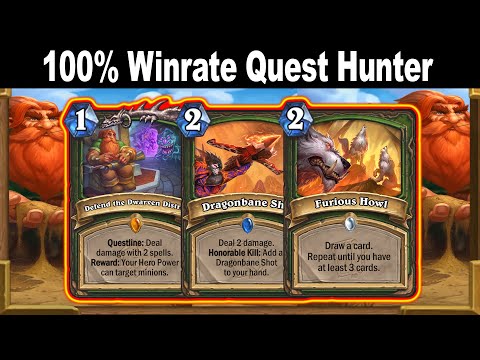 NEW 100% WINRATE Questline Hunter | PLEASE NERF THIS... Fractured in Alterac Valley | Hearthstone