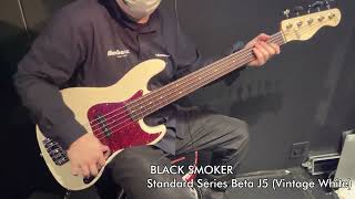 Video thumbnail for 【Ikebe B-Sound Check】BLACK SMOKER Standard Series Beta J5 (Vintage White)【試奏動画】 by Ikebe Channel｜池部楽器店