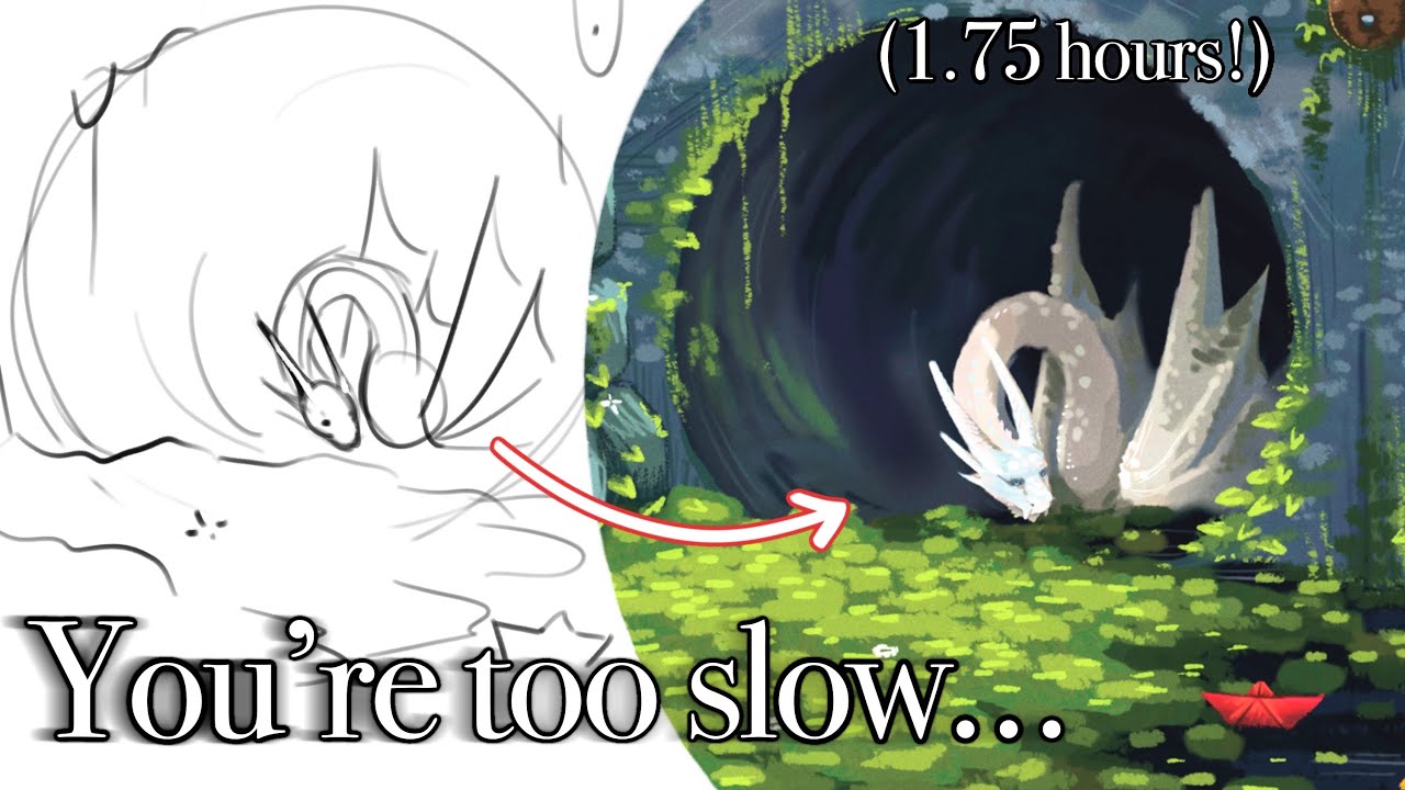 how to paint FASTER (you'll improve quicker)