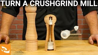 Turning a Crushgrind Salt/Pepper Mill (Woodturning How-to)