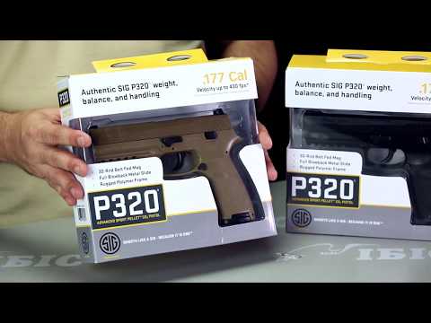 Пневматический пистолет Sig Sauer Air P320 Coyote Tan 4,5