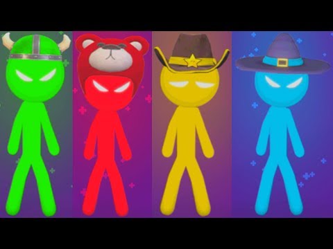 THE STICKMAN MINI GAMES TOURNAMENT Gameplay Walkthrough STICKMAN PARTY (Android,IOS)