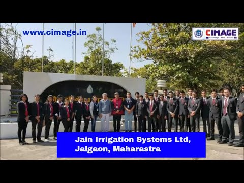 Industrial Visit of CIMAGE Students at Jain Irrigation Systems Limited, Jalgaon Maharastra