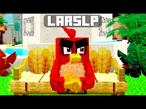 Minecraft BUT I'm an Angry Bird |  Minecraft adventure map |  LarsLP