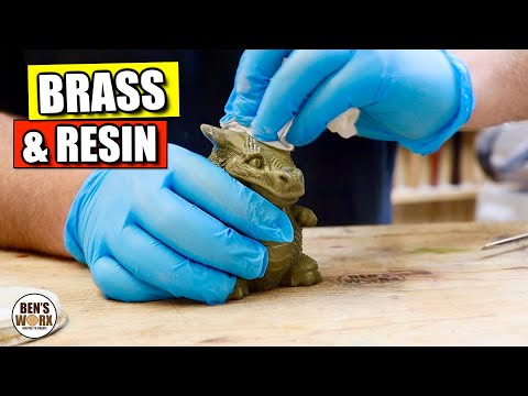 Cold Casting a Brass Dragon Using Epoxy Resin