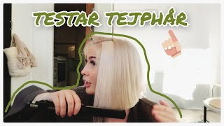 SÄTTER I TEJPHÅR PÅ MIG SJÄLV HEMMA