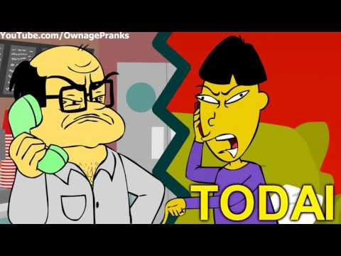 Angry Asian Restaurant Prank Call Animated