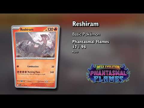 PFL 017 Reshiram Pokémon   Phantasmal Flames   AKIRA EGAWA   Cozy Cardboard Chronicle