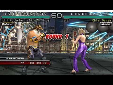 02 King vs Nina PPSSPP v1.0 - TEKKEN DARK RESURRECTION ( Uchiha x24 )