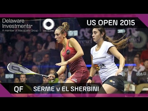 Squash: Delaware Investments US Open 2015 - QF Highlights - Serme v El Sherbini