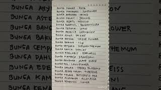 Download lagu Kosakata Bunga dalam Bahasa Inggris  #bahasainggris #bunga #flowers mp3