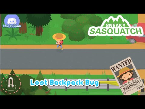 Sneaky Sasquatch Info - Lost Backpack Bug at Race Track