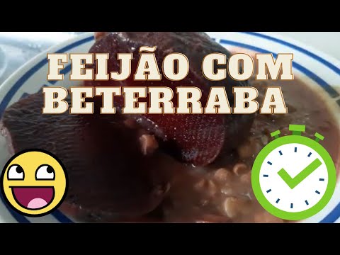 Dica de minuto: Feijão com beterraba (economia e saúde)