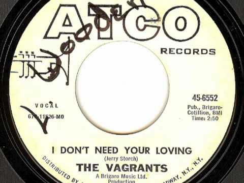 The Vagrants- I Don't Need Your Loving