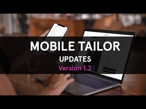 Atualizações do Mobile Tailor Versão 1.2