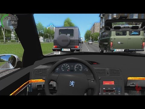 City Car Driving - Peugeot 406 Taxi Marseille | Street Racing