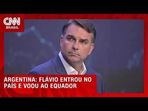 Argentina diz que Flávio entrou no país na noite de terça e voou ao Equador | ISRAEL DECIDE