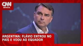 Vídeo: Argentina diz que Flávio entrou no país na noite de terça e voou ao Equador | ISRAEL DECIDE