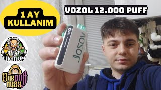 VOZOL STAR 12.000 Çekim Puff Uzun Kullanım Testi