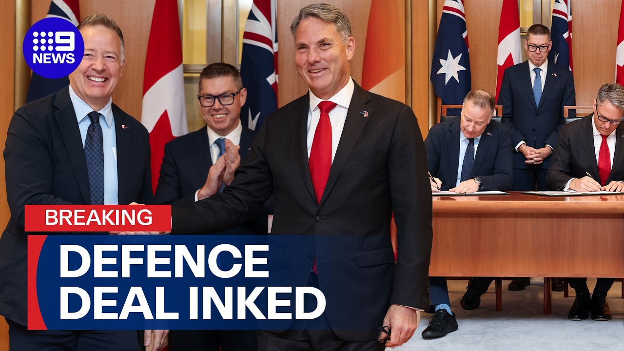 Multi-billion dollar deal with Canada secures ‘largest-ever’ military export | 9 News Australia