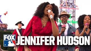 Jennifer Hudson Performs 'America The Beautiful' At 2026 MLB All-Star Game