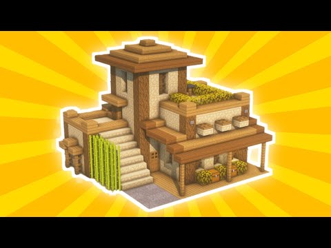 Minecraft : How to Build a Desert House Tutorial #1