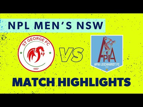 NPL Men's NSW Round 21 Highlights – St George FC v APIA Leichhardt FC