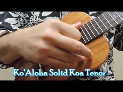 KoAloha KTM-00 Solid Koa Tenor Ukulele Demo - Uke Republic