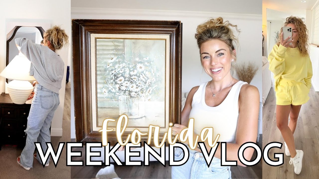 VLOG: THRIFT SHOPPING, HOMEGOODS HAUL, PLANNING THE ROSE GARDEN & GOLFING!