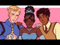 Three Way Kiss Meme Tiana X Nanami X Naveen
