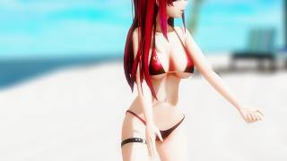 【 ホロライブMMD 】 Red Rose / 宝鐘マリン / 4k60p