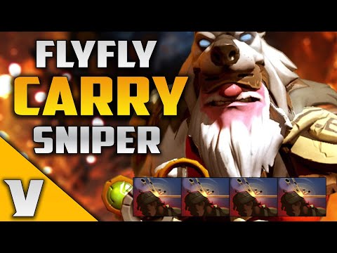 IG.FlyFly [Sniper] Safelane Carry VS ATF 16 yo Prodigy Razor | Dota 2 Pro Highlights
