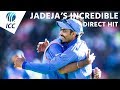 Jadeja's Superb Direct Hit! | India v Pakistan | Nissan Play of the Day | ICC Champions Trophy 2017