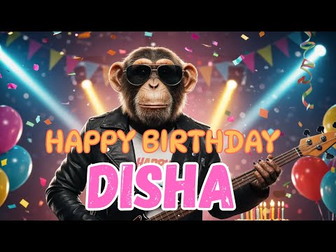 DISHA Happy Birthday Song - Happy Birthday to Disha