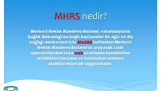 Merkezi Hekim Randevu Sistemi MHRS