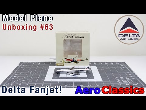 AeroClassics Delta Airlines Douglas DC-8-61 Widget Livery| Model Plane Unboxing #62