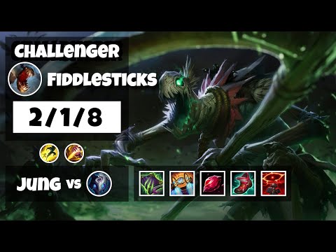 Fiddlesticks s11 Jungle Challenger Replay (2/1/8) - OCE