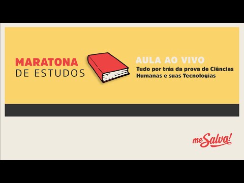 [AO VIVO] Me Salva! 14/09, às 16h - Raio-x da prova do ENEM: Ciências Humanas e suas Tecnologias