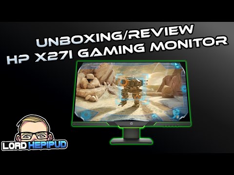 Unboxing/Review: HP X27i Gaming Monitor und Eindruck