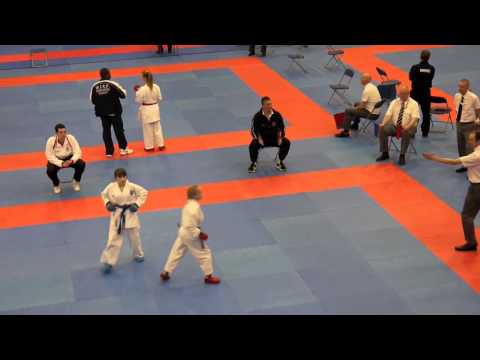 Chloé Lydon (CHKA) - EKF Karate National 2013
