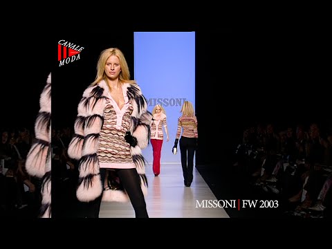 MISSONI Fall Winter 2003-04 Milan 4k - Canale Moda